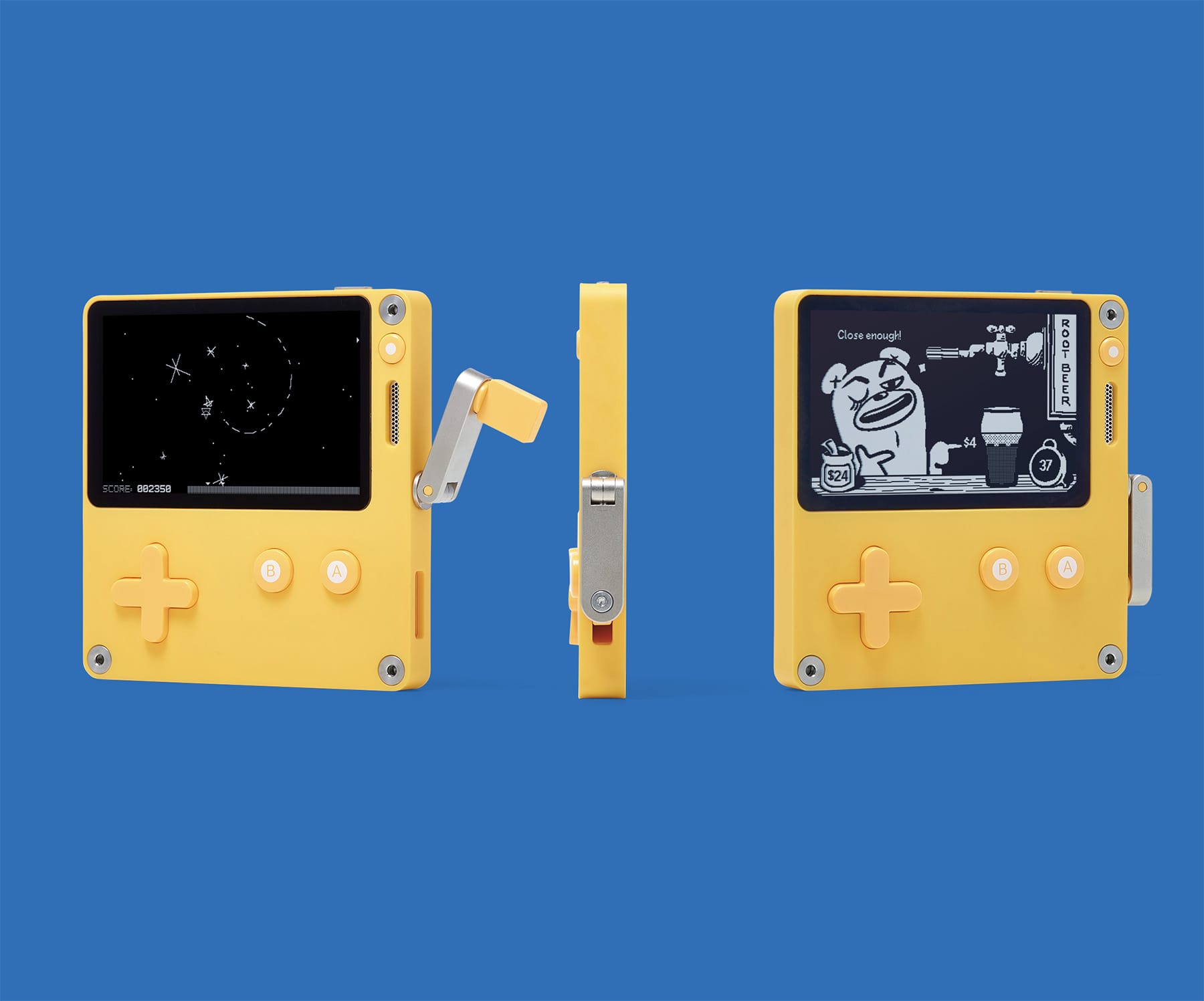 Stellar Scrapm'n, a game for the Playdate console